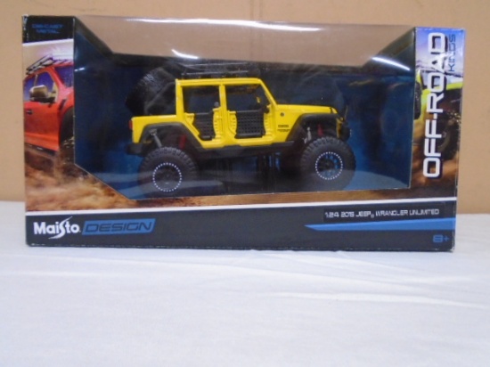 Maisto 1:24 Scale Die Cast 2015 Jeep Wrangler Unlimited