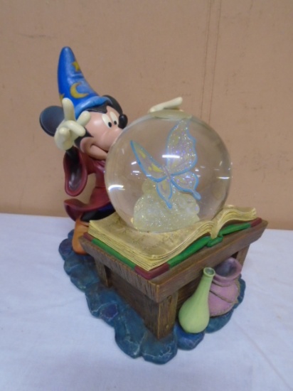 Disney Mickey Mouse Fantasia Sorcerer's Apprentice Musical Water Globe