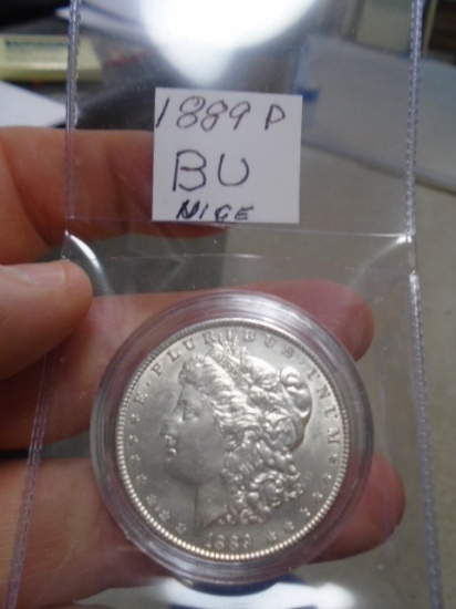 1889 P Mint Morgan Silver Dollar