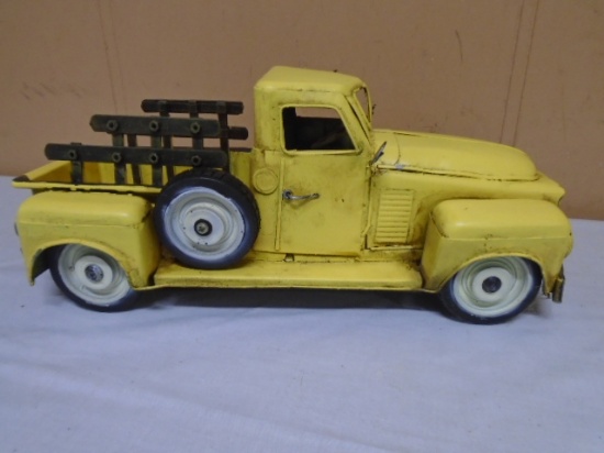 Ross Yellow Metal Stake Side Pickup Truck