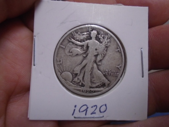 1920 Silver Walking Liberty Half Dollar