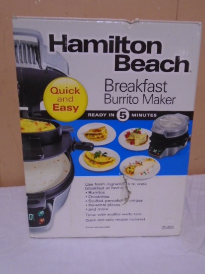 Hamilton Beach Breakfast Burrito Maker