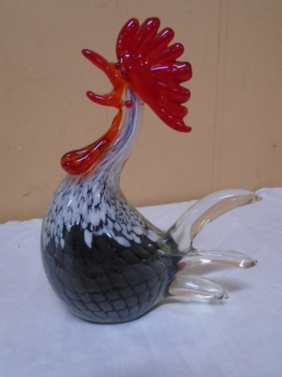 Beautiful Art Glass Chicken