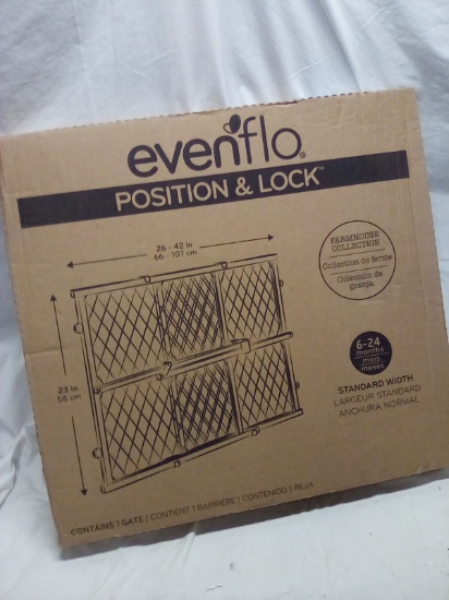 Evenflo Farmhouse Collection Dorrway Safety Position & Lock Gate