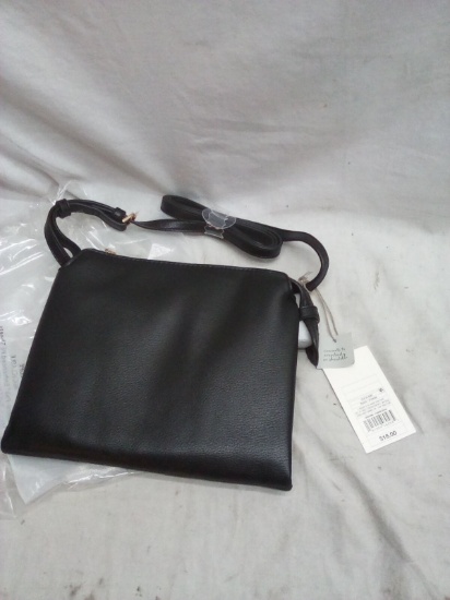 A New Day Black Crossbody or Shoulder Purse 9”x8”