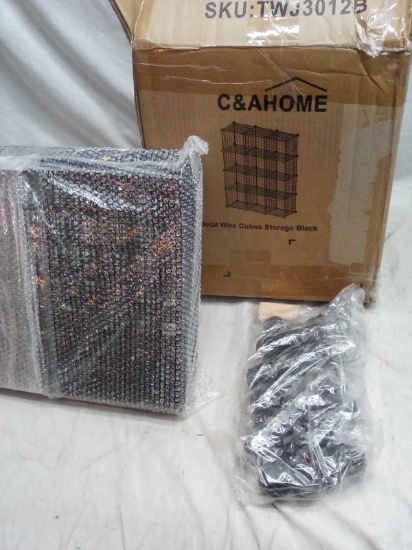 C&A Home PVC Coated Metal Wire Storage Cubes