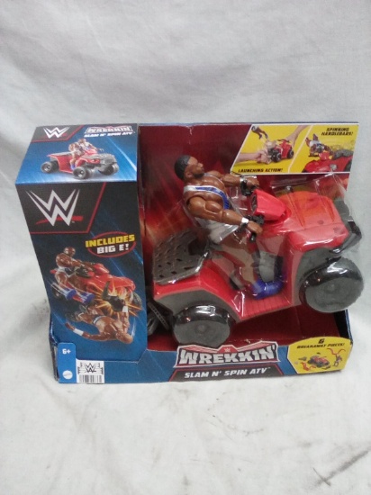 WWE Slam and Spin ATV Wrekkin Action Figure with Big E