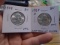1954 and 1964 D-Mint Silver Washington Quarters