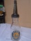 Lion Motor Oil 1qt Glass Oil Bottle w /Spout
