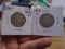 1895 & 1909 S Mint Silver Barber Quarters