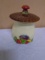 Vintage Ceramic Mushroom Cookie Jar