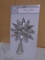 Polar Frost 12in Snowflake Tree Topper