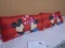 Large Pair of Disney Mickey & Minnie Mouse Pillows
