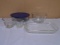 Group of Assorted Glass Bakeware & Measuring Cups