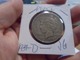 1934 D-Mint Silver Peace Dollar