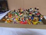 Large Group of Small Disney Mickey and Minnie Mouse Toys
