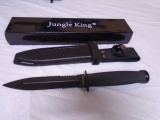 Jungle King Double Edge Knife w/ Sheave