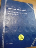 1941-1958 Lincoln Cent Book w/ 17 More