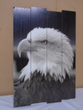 Wooden Eagle Wall Art
