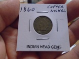 1860 Copper Nickel Indian Head Cents