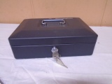Sentry Safe Metal Lockbox w/ 2 Keys