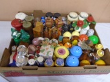 Large Group of Assorted Salt & Pepper Shakers