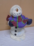 Large Snowman Statue