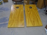 Set of Solid Wood Corn Hole Boards