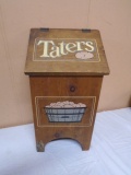 Wooden Taters Bin