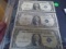 Group of (3) 1925 One Dollar Silver Certificates