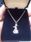 Sterling Silver M.I. Hummel Pendant and Necklace