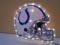 Lighted Colts Helmet w/ Yard Stakes