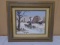 Beautiful Framed C.Carson Amish Print on Canvas