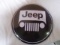 Round Metal Jeep Button Sign