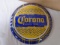 Round Metal Corona Beer Button Sign