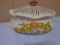 Vintage Ceramic Covered Mushroom Dish