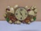Vintage Arabesque Mushroom Wall Clock