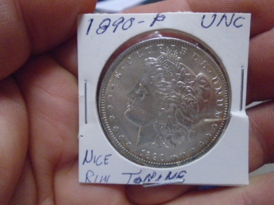 1890 P Mint Morgan Silver Dollar