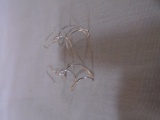 Set of Ladies Sterling Silver Dangle Earrings