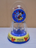 Disney Mickey Mouse Glass Dome Clock