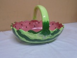 Linen & Things Ceramic Watermelon Basket