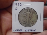 1936 D Mint Silver Walking Liberty Half Dollar