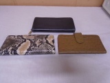 3pc Group of Ladies Wallets
