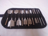 13pc Wood Spade Bit Set