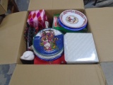 Large Box of Assorted Christmas Décor
