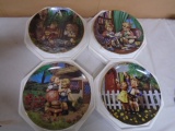 Group of (4) MJ Hummel Collector Plates