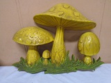 Vintage Mushroom Wall Hanger