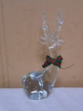 Art Glass Reindeer Paperweight