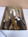 Large Group of Assorted Kitche Knives