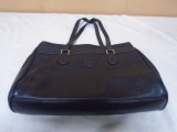 Giana Bernini Black Leather Purse